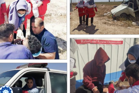 حضور تلخ اما شیرین برای نجات /رویارویی اولین تیم امداد زنان خوزستان با تصادفات جاده‌ای در نوروز ۱۴۰۱