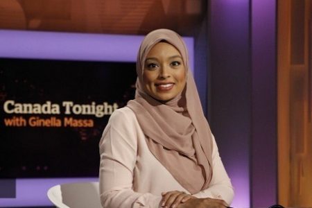 اولین مجری باحجاب در تلویزیون کانادا