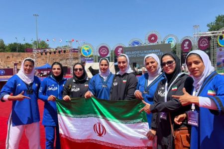 زنان کشتی آلیش ایران بر بام آسیا ایستادند