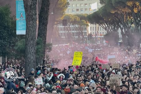 خشونت علیه زنان‌ ایتالیایی به خیابان ها کشیده شد