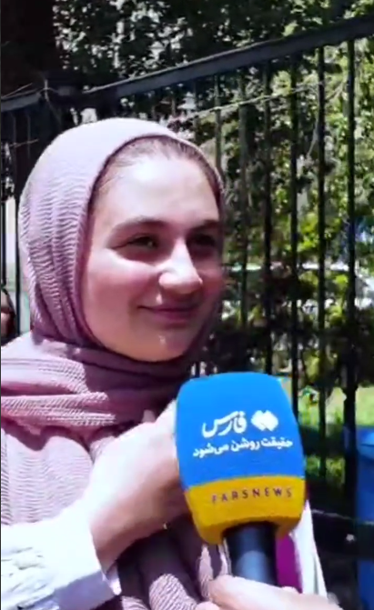 زنان و دختران ایران از مبارزه با اسرائیل می‌گویند