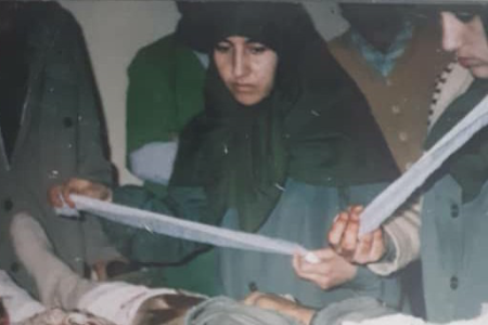 پرستار خط مقدم جبهه از زنده‌سوختن مجروحان می‌گویند