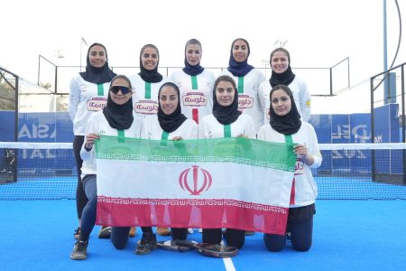 ایران، رتبه دوم آسیا در پدل بانوان