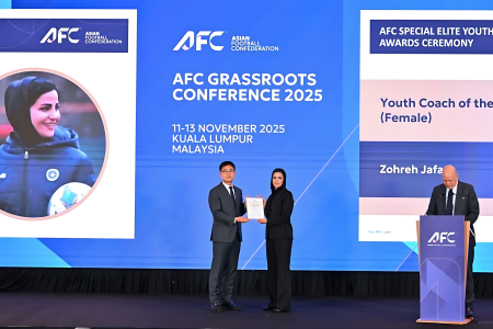 زهره جعفری، مربی زن جوان سال ۲۰۲۵ آسیا شد