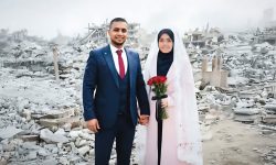 عروسی که در میدان به شهادت رسید