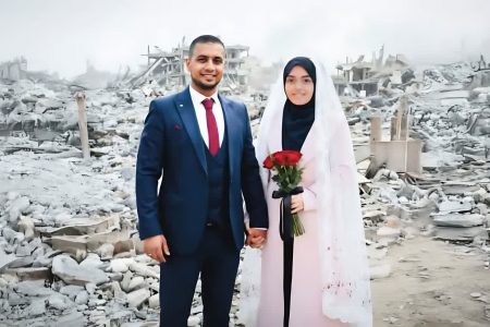 عروسی که در میدان به شهادت رسید