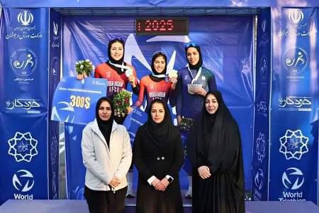 طلای آسیا در خانه ماند؛ قهرمانی حدیث نصرآزادانی در دواتلون ۲۰۲۵