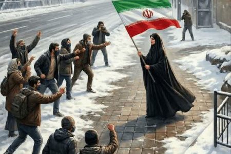 دلداری و دلگرمی میهن با تو،  تصویر شکوه و غیرتِ زن با تو